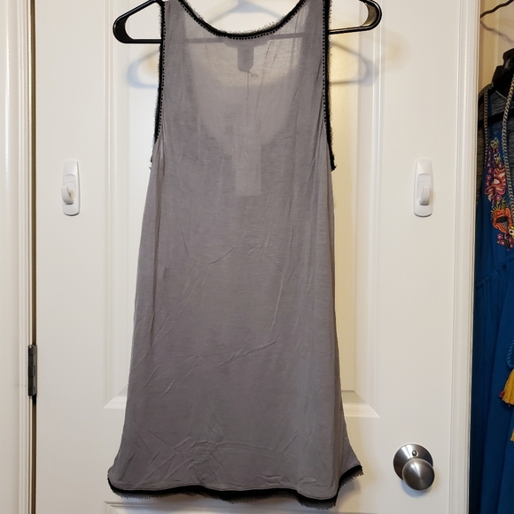 NWT Diane Von Furstenberg Tank Kama Silk Blend Lace Detail Top Blouse Small DVF - Picture 3 of 7